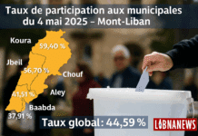 Résultats consolidés des élections municipales du Mont-Liban : participation, dynamiques locales et enseignements partiels