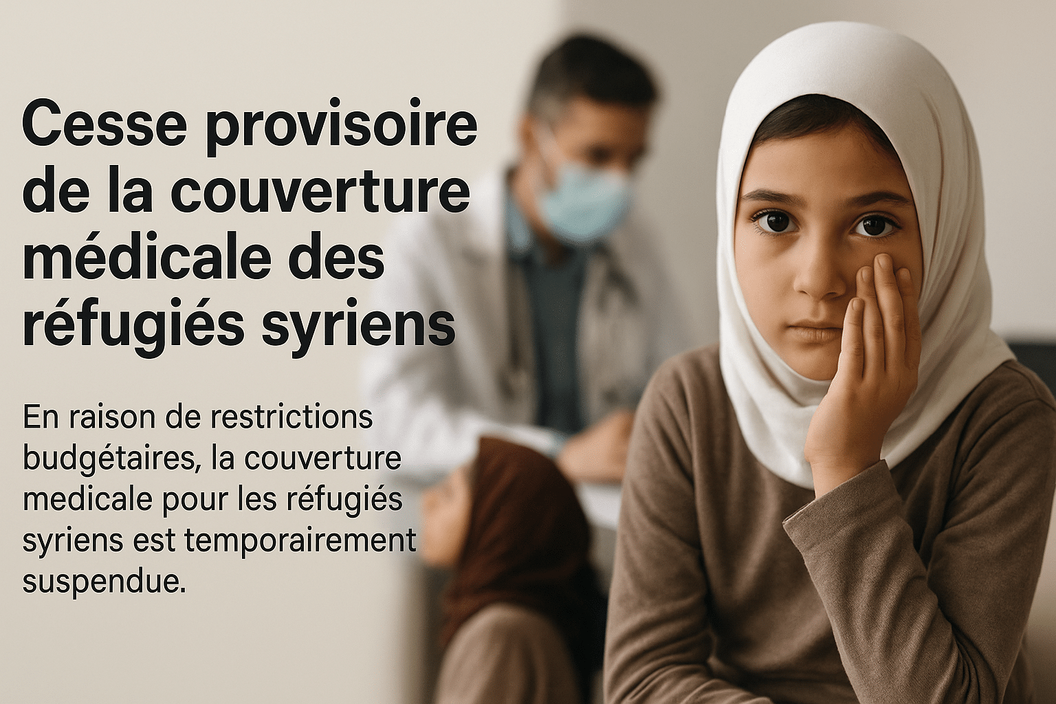 Crise budgétaire et réfugiés : la couverture médicale suspendue sous pression Crise budgétaire et réfugiés : la couverture médicale suspendue sous pression