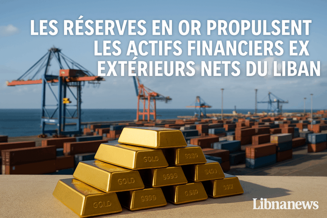 Les réserves en or propulsent les actifs extérieurs nets du Liban à un sommet inédit de 5,4 milliards USD