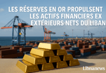 Les réserves en or propulsent les actifs extérieurs nets du Liban à un sommet inédit de 5,4 milliards USD Les réserves en or propulsent les actifs extérieurs nets du Liban à un sommet inédit de 5,4 milliards USD