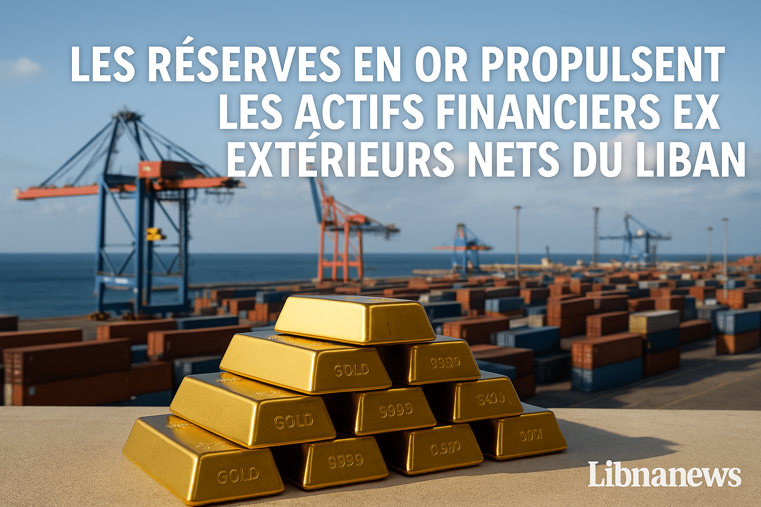 Les réserves en or propulsent les actifs extérieurs nets du Liban à un sommet inédit de 5,4 milliards USD