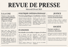 Revue de presse du 28/05/25: Entre instabilités frontalières, négociations diplomatiques, évolutions électorales et enjeux de gouvernance