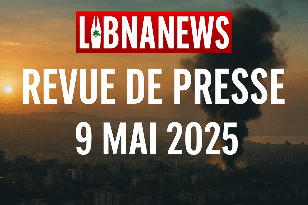 Revue de presse du 9/05/25: escalade militaire israélienne et inquiétudes libanaises