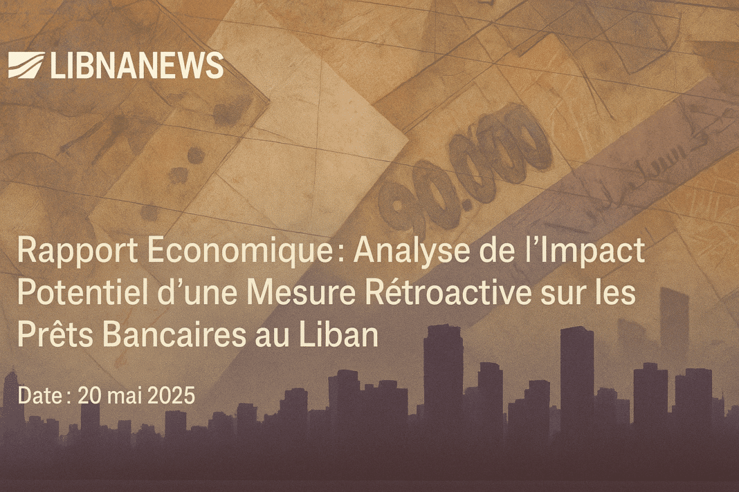 Rapport Économique : Analyse de l’impact potentiel d’une mesure rétroactive sur les prêts bancaires au Liban