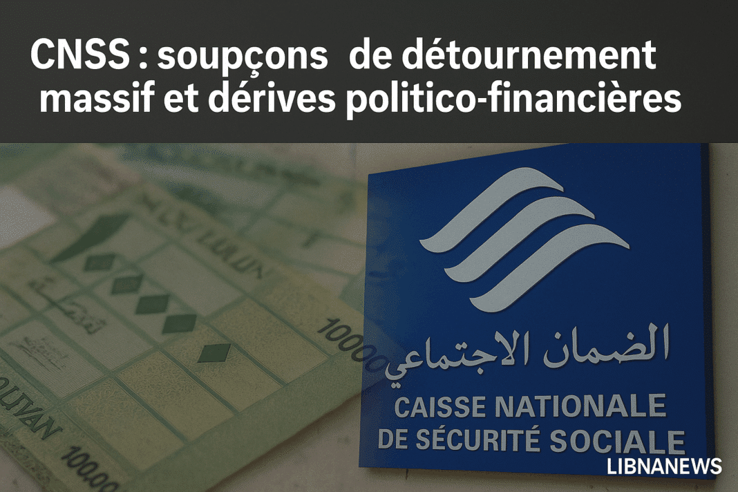 CNSS : soupçons de détournement massif et dérives politico-financières