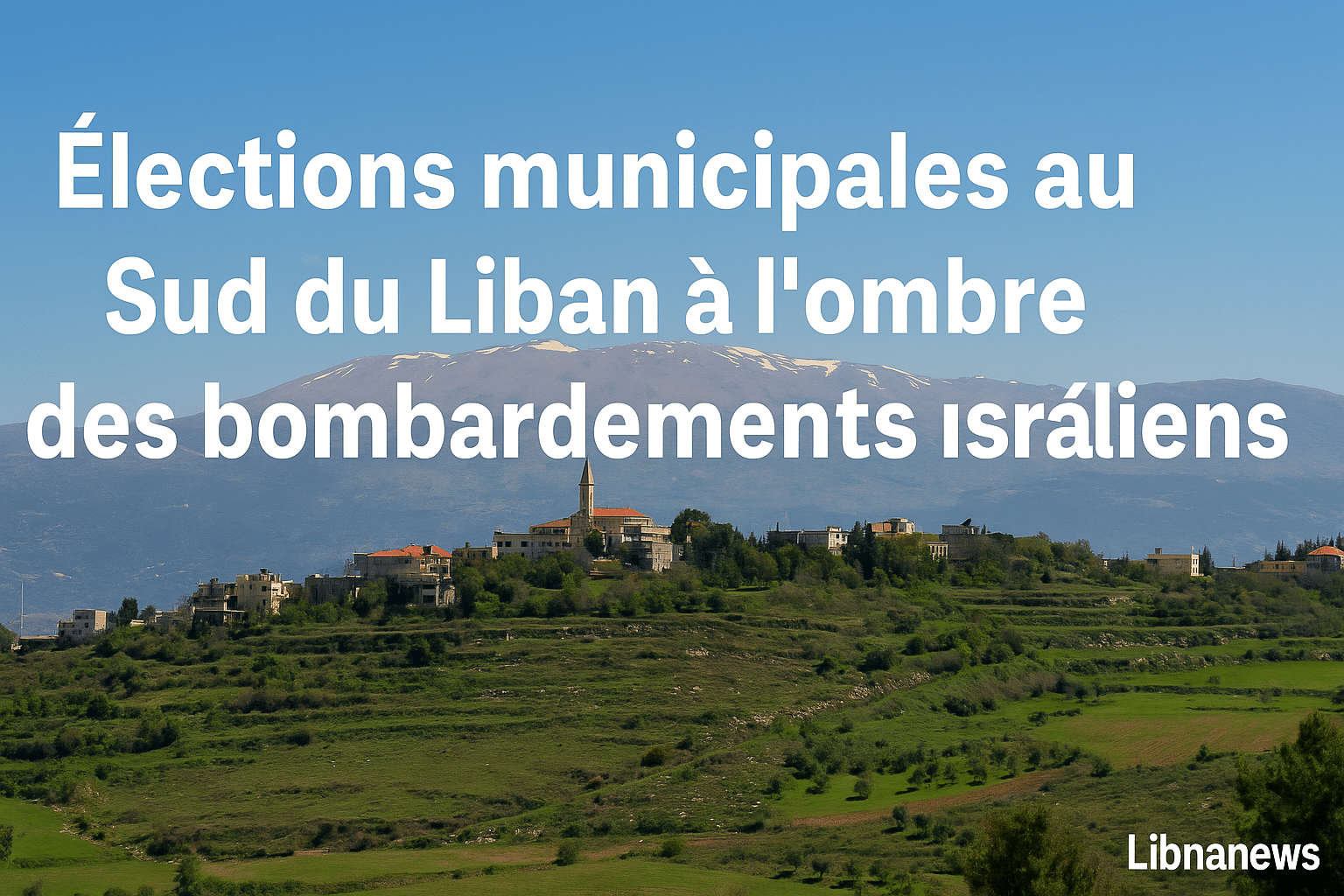 Les élections municipales au Sud du Liban à l’ombre des bombardements israéliens