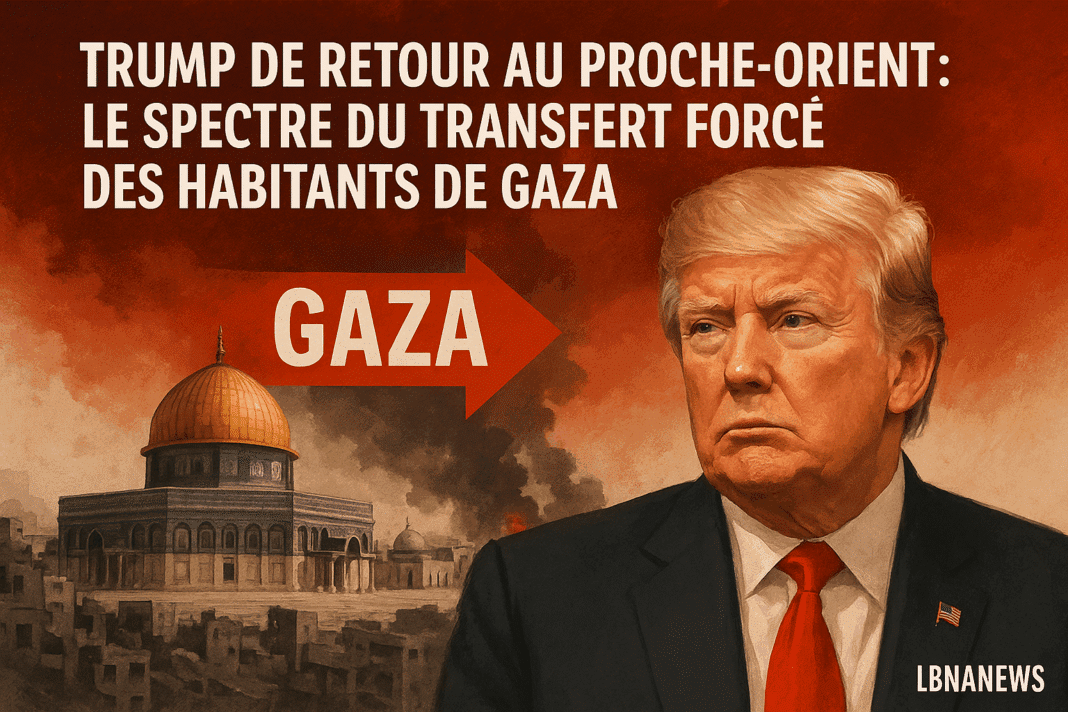 Trump de retour au Proche-Orient : le spectre du transfert forcé des habitants de Gaza 