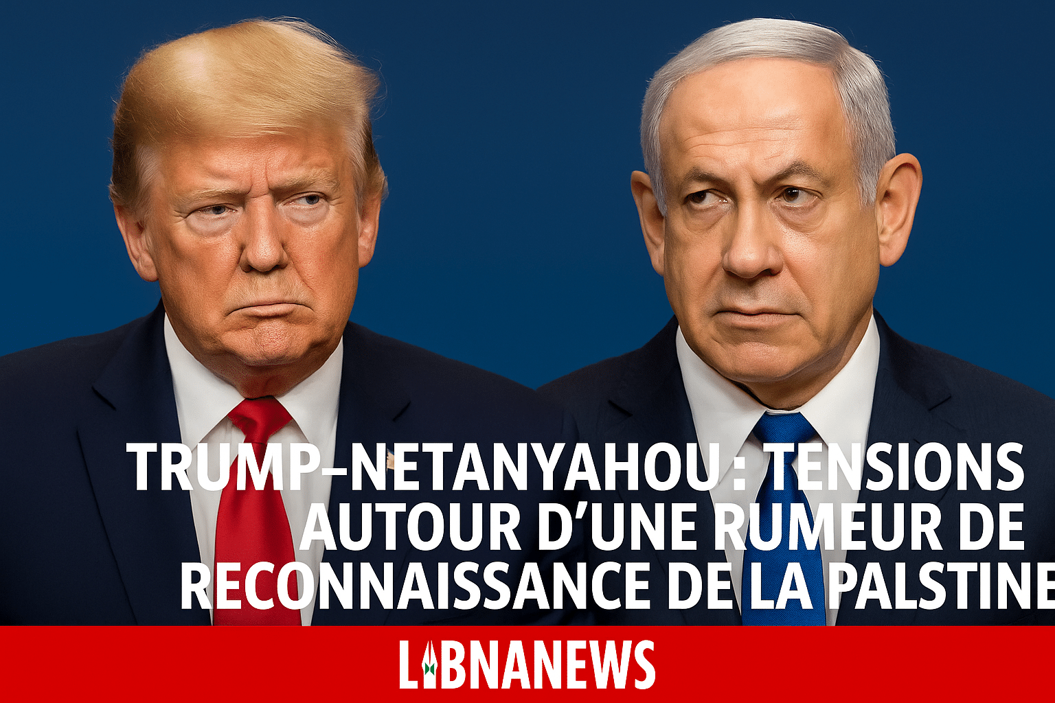 Tensions croissantes entre Trump et Netanyahu sur fond de reconnaissance palestinienne Tensions croissantes entre Trump et Netanyahu sur fond de reconnaissance palestinienne