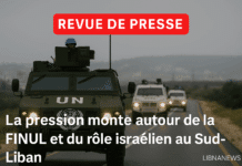Revue de presse du 10/06/25: la pression monte autour de la FINUL et du rôle israélien au Sud-Liban