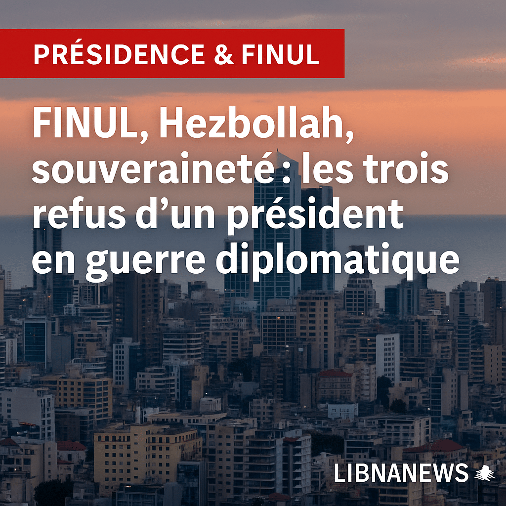 FINUL, Hezbollah, souveraineté : les trois refus d’un président en guerre diplomatique