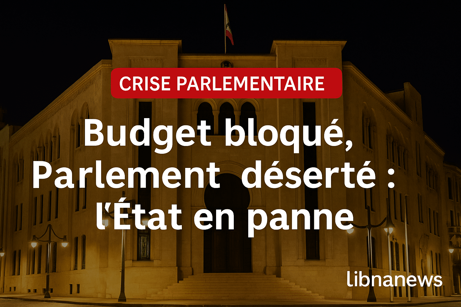 Budget bloqué, Parlement déserté : l’État en panne