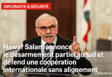 Nawaf Salam annonce le désarmement partiel au Sud et défend une coopération internationale sans alignement