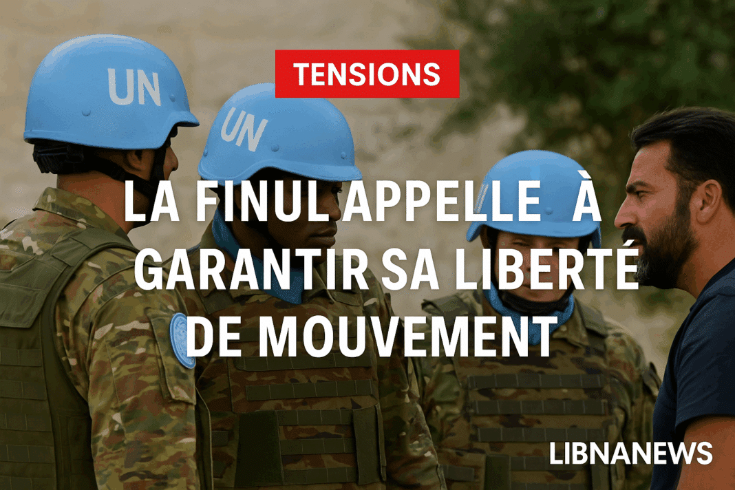 Tensions autour de la FINUL : patrouilles entravées, mandat contesté