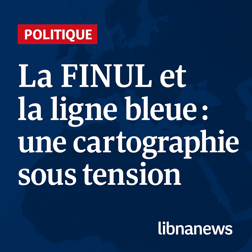 La FINUL et la ligne bleue : une cartographie sous tension