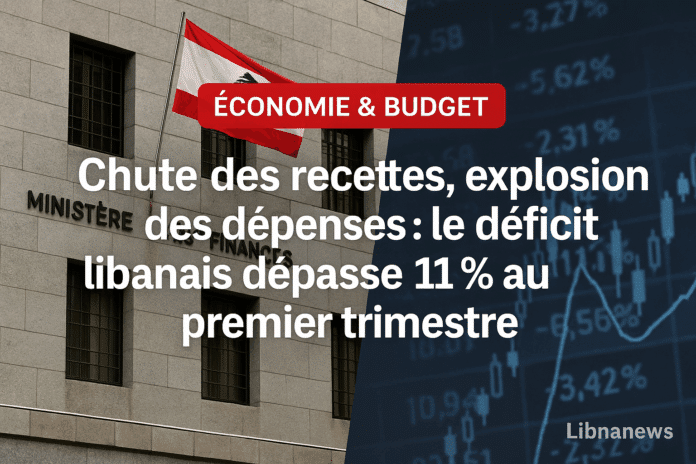 Chute des recettes, explosion des dépenses : le déficit libanais dépasse 11 % au premier trimestre
