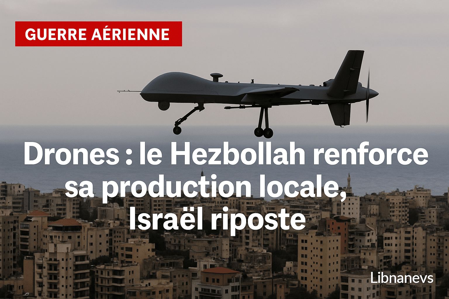 Drones : le Hezbollah renforce sa production locale, Israël riposte Drones : le Hezbollah renforce sa production locale, Israël riposte