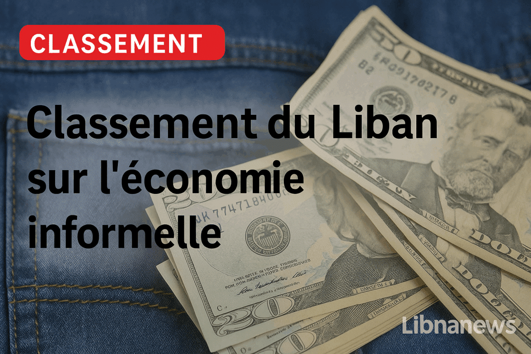 Le Liban classé 60e mondial pour la taille de son économie informelle, représentant 20 % du PIB