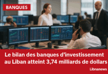 Le bilan consolidé des banques d’investissement au Liban atteint 3,74 milliards de dollars à fin mars 2025
