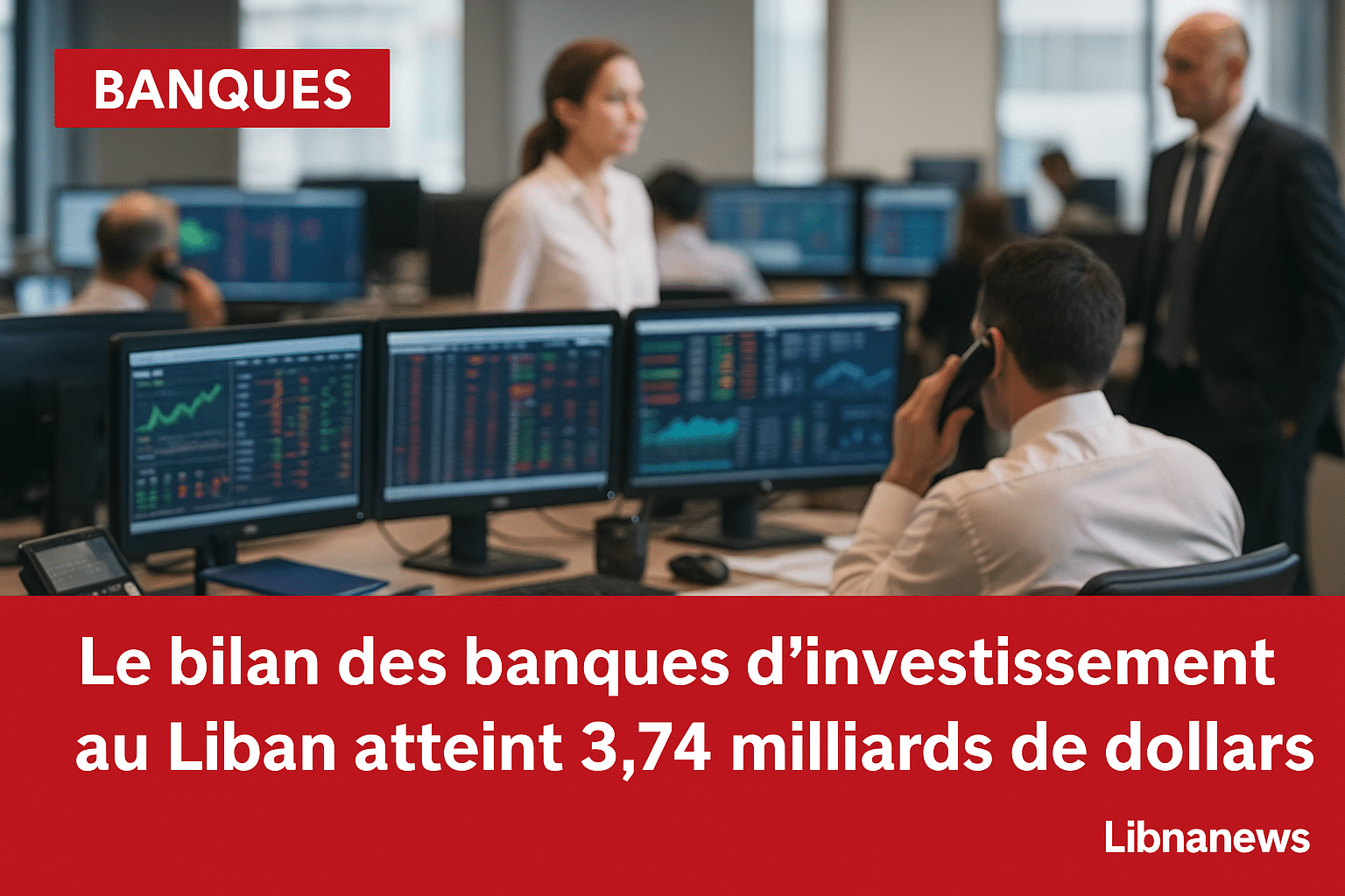 Le bilan consolidé des banques d’investissement au Liban atteint 3,74 milliards de dollars à fin mars 2025