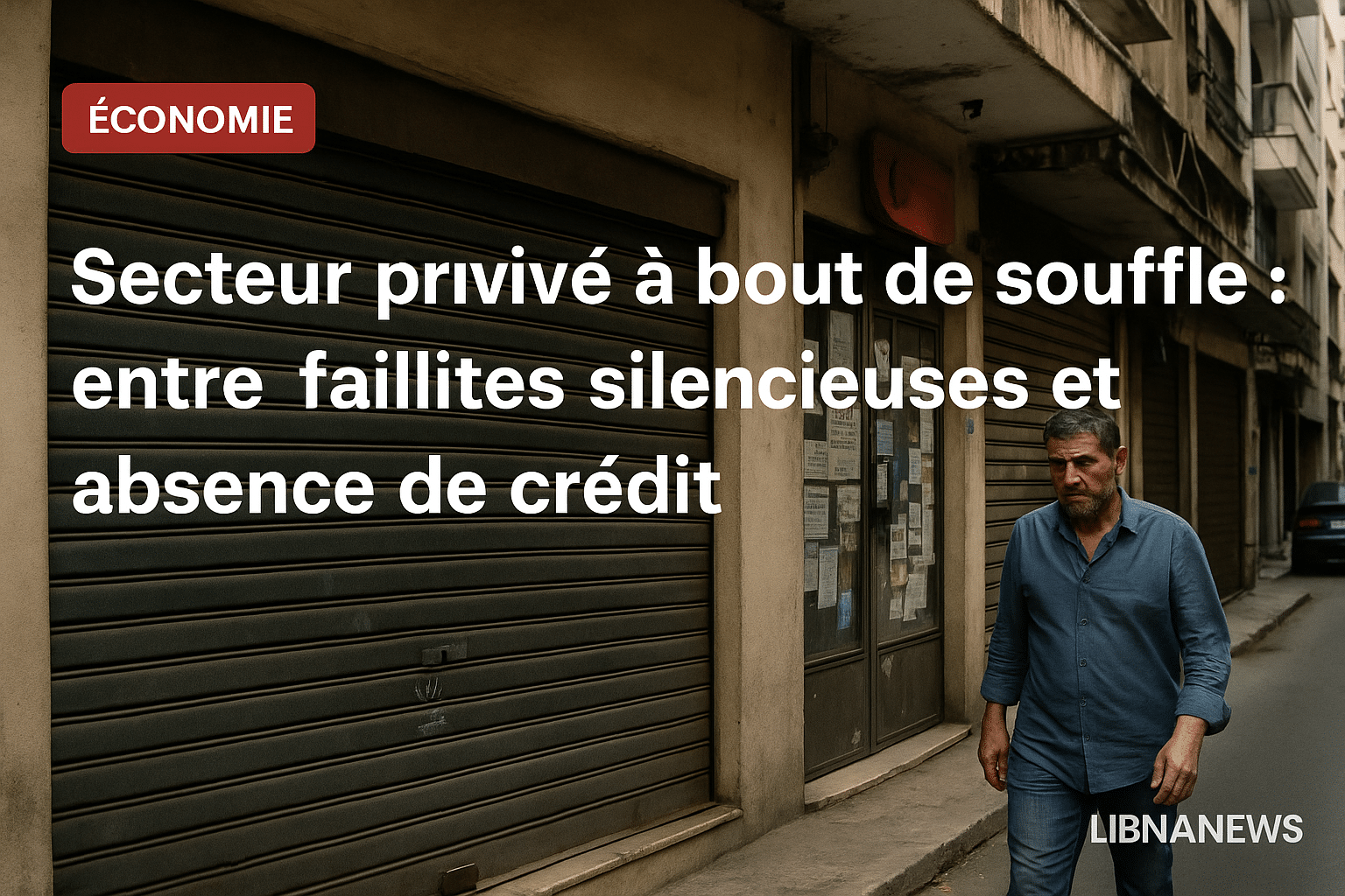 Secteur privé à bout de souffle : entre faillites silencieuses et absence de crédit