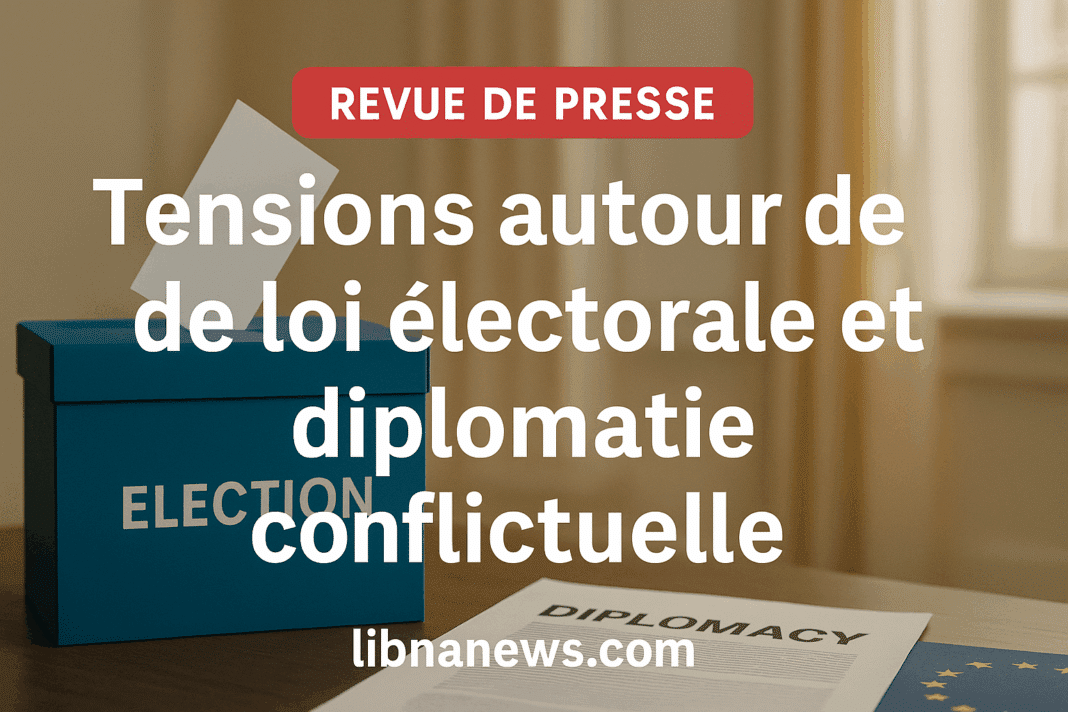Revue de presse du 12/06/25: tensions autour de la loi électorale et diplomatie conflictuelle