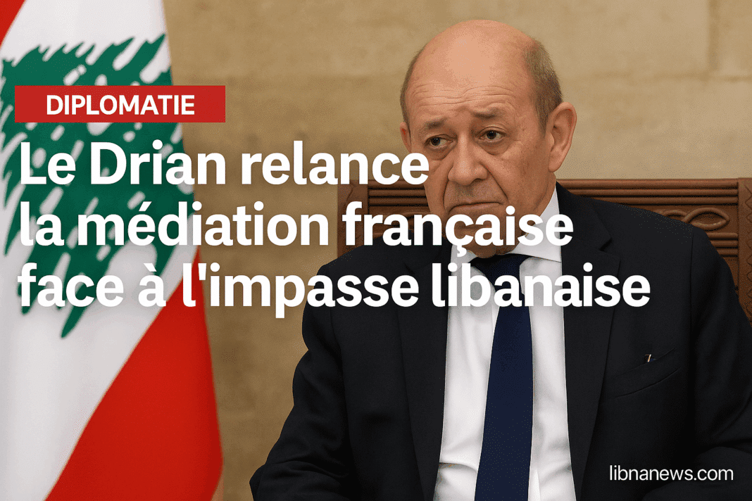 Le Drian relance la médiation française face à l’impasse libanaise