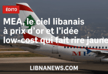 Édito : MEA, le ciel libanais à prix d’or et l’idée low-cost qui fait rire jaune