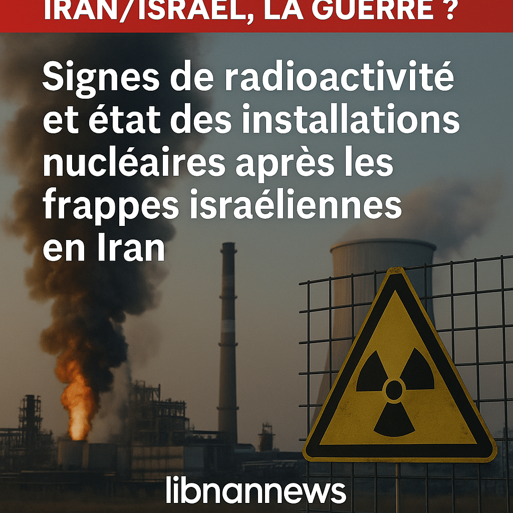 Signes de radioactivité et état des installations nucléaires après les frappes israéliennes en Iran