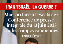 Macron face à l’escalade : Conférence de presse intégrale du 13 juin 2025 sur les frappes israéliennes