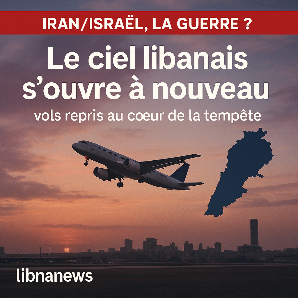 Le ciel libanais s’ouvre à nouveau : vols repris au cœur de la tempête