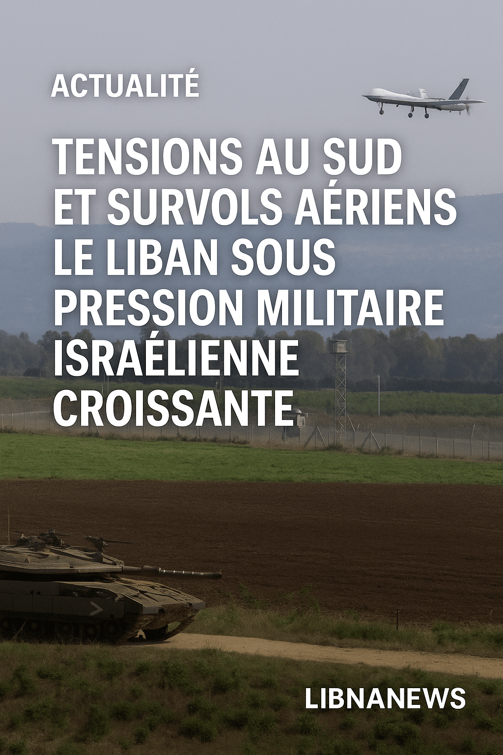 Tensions au Sud et survols aériens : le Liban sous pression militaire israélienne croissante