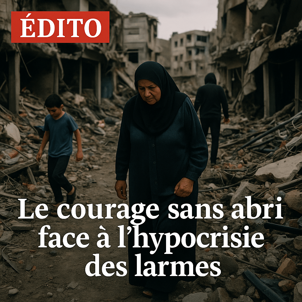 Édito: Le courage sans abri face à l’hypocrisie des larmes