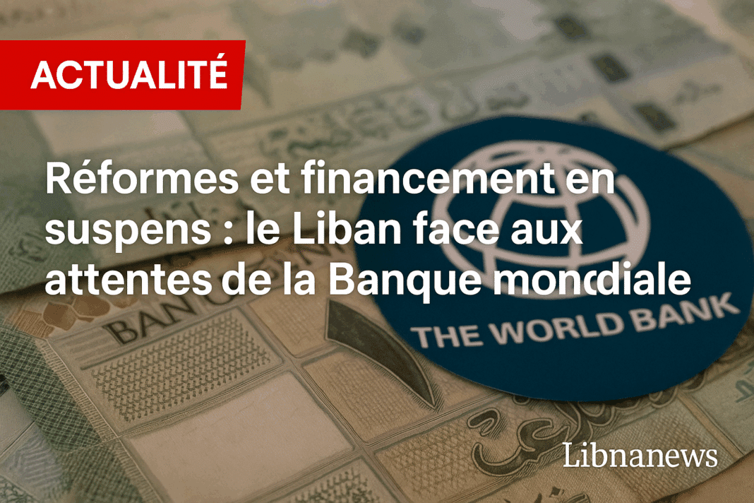 Réformes et financement en suspens : le Liban face aux attentes de la Banque mondiale
