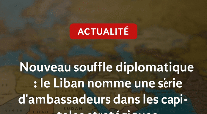 Nouveau souffle diplomatique : le Liban nomme une série d’ambassadeurs dans les capitales stratégiques