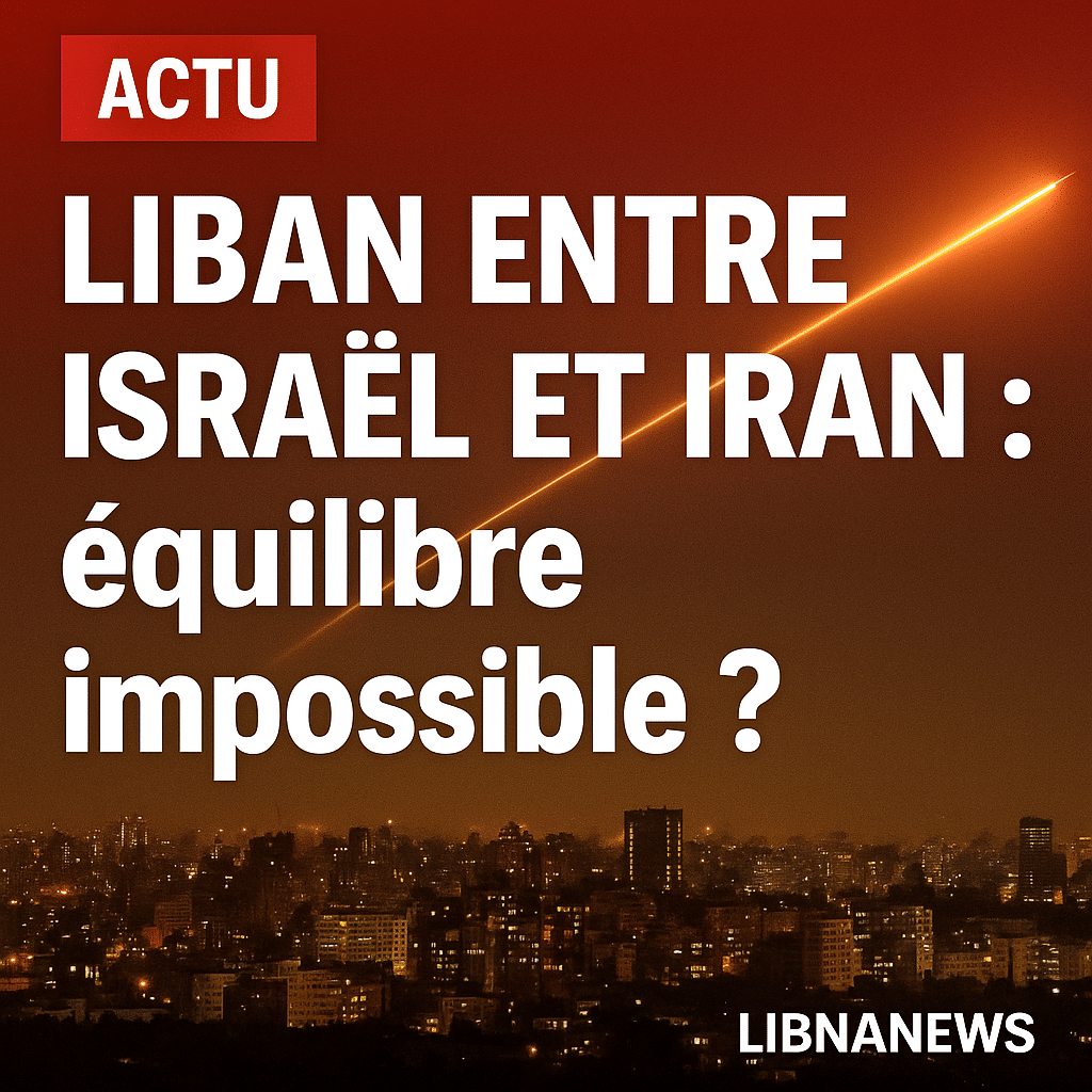 Liban entre Israël et Iran : l’équilibre impossible ?