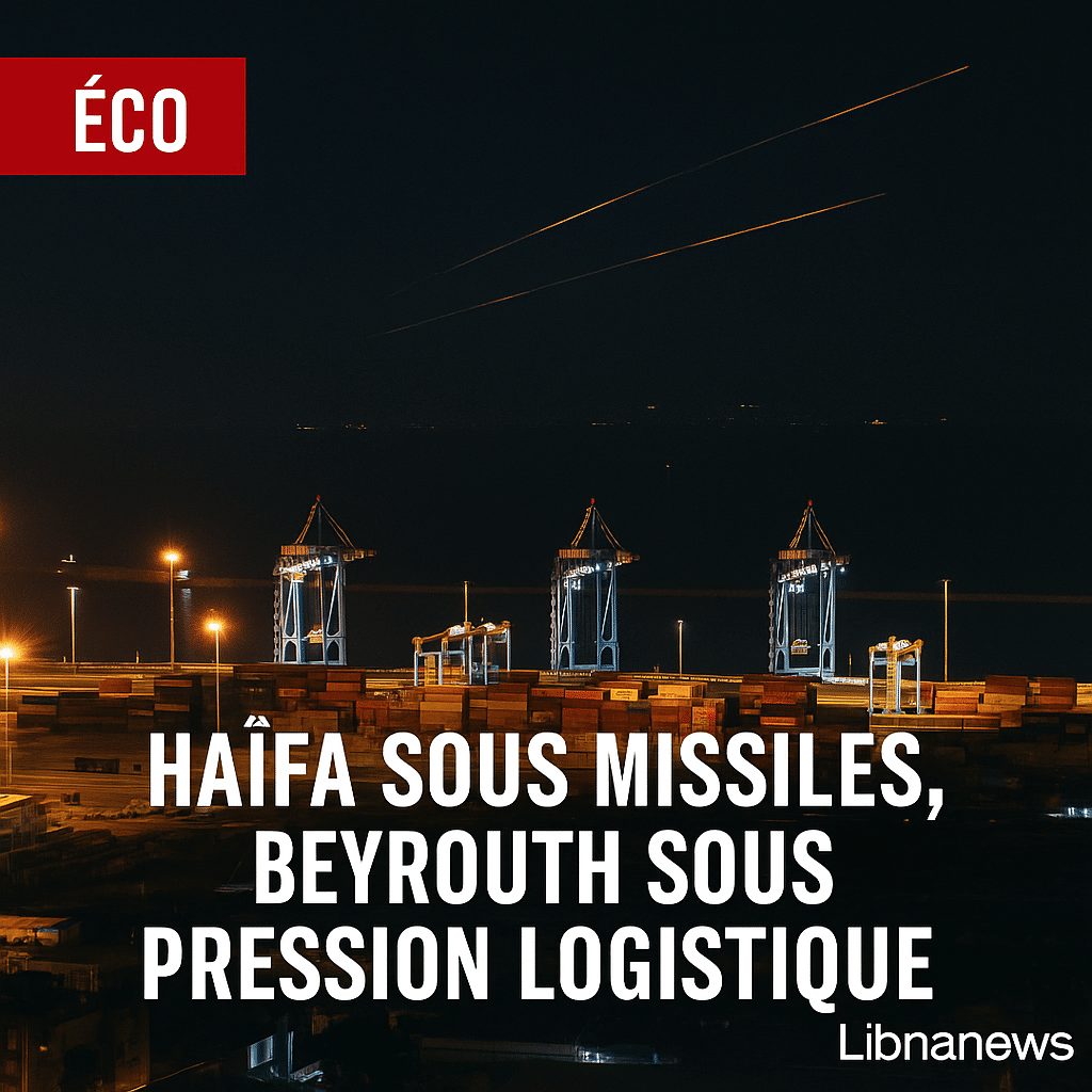 Haïfa sous missiles, Beyrouth sous pression logistique