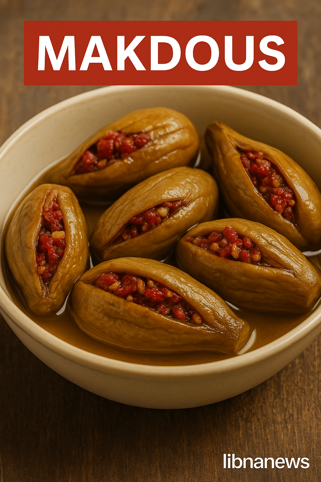 Makdous: Le petit trésor d’automne, entre fermentation et épices.