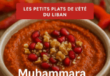 Muhammara rafraîchissante : poivrons rouges, noix et grenade
