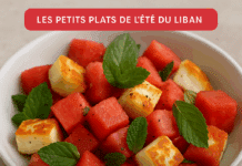 Salade pastèque, menthe & halloumi libanais : la fraîcheur gourmande de l’été