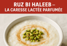 Ruz Bi Haleeb, La caresse lactée parfumée