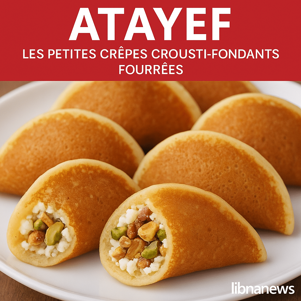 Atayef: Les petites crêpes crousti-fondantes fourrées