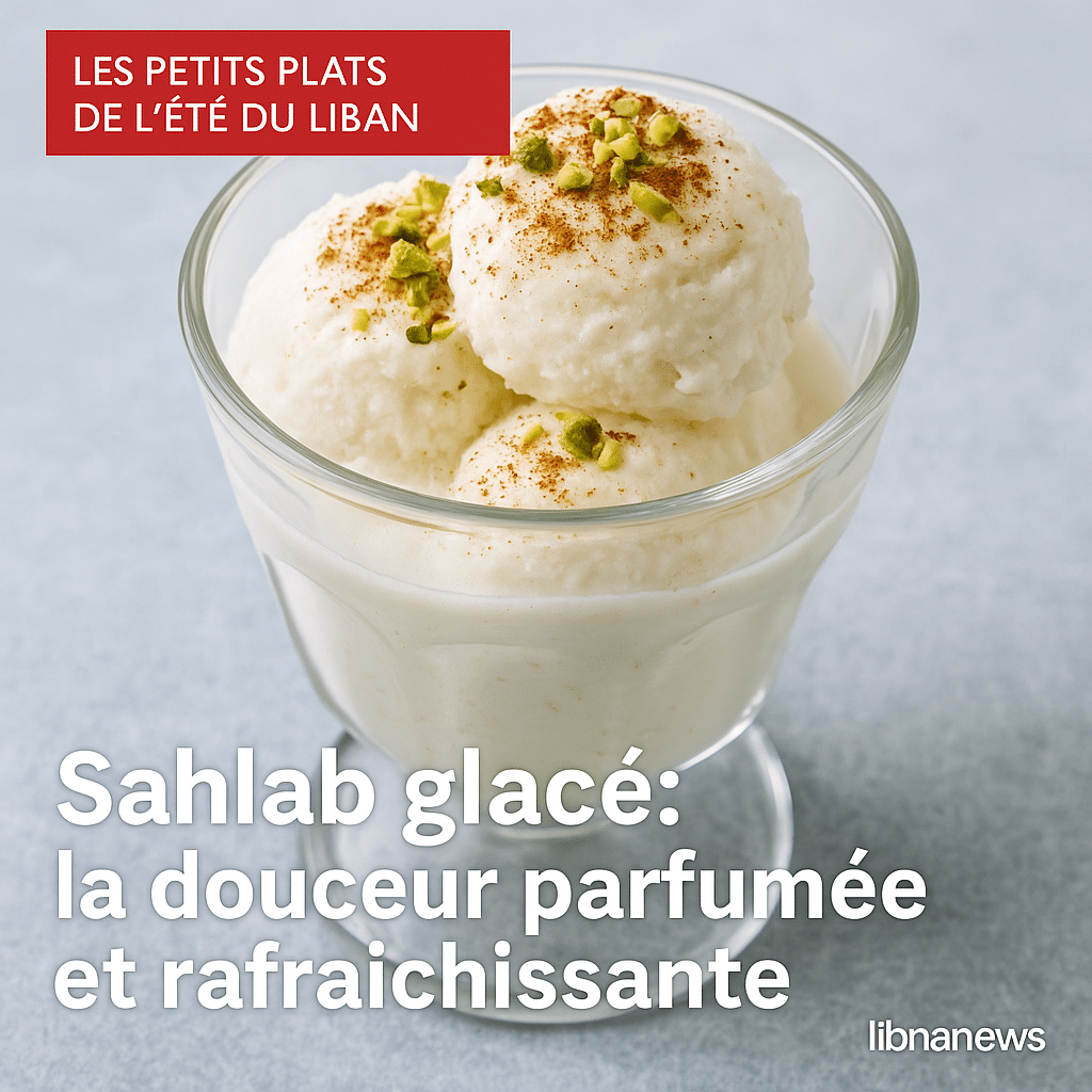 Sahlab glacé : la douceur parfumée et rafraîchissante