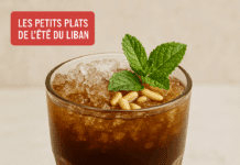 Jélab glacé : granité de sirop de dattes et mélasse