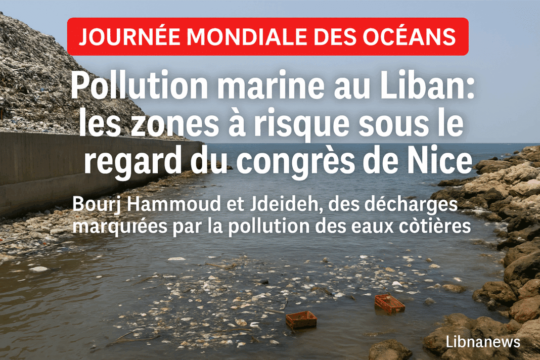 Pollution marine au Liban : les zones à risque sous le regard du congrès de Nice