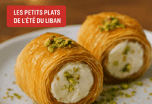 Baklawa glacée roulée : le dessert feuilleté et givré