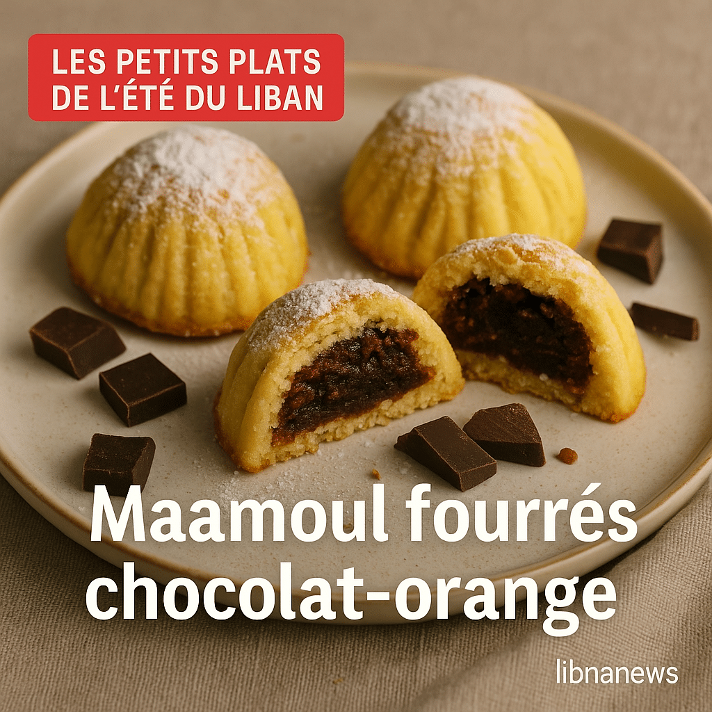 Maamoul fourrés chocolat-orange : le sablé fruité et fondant