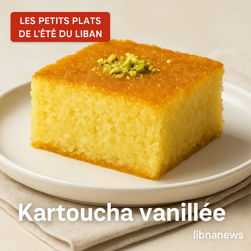 Kartoucha vanillée : le gâteau moelleux parfum d’été