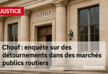 Chouf : enquête judiciaire sur des détournements dans des marchés publics routiers