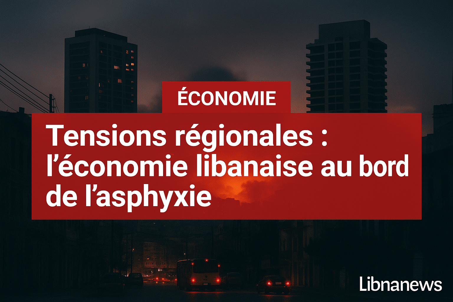 Tensions régionales : l’économie libanaise au bord de l’asphyxie Tensions régionales : l’économie libanaise au bord de l’asphyxie