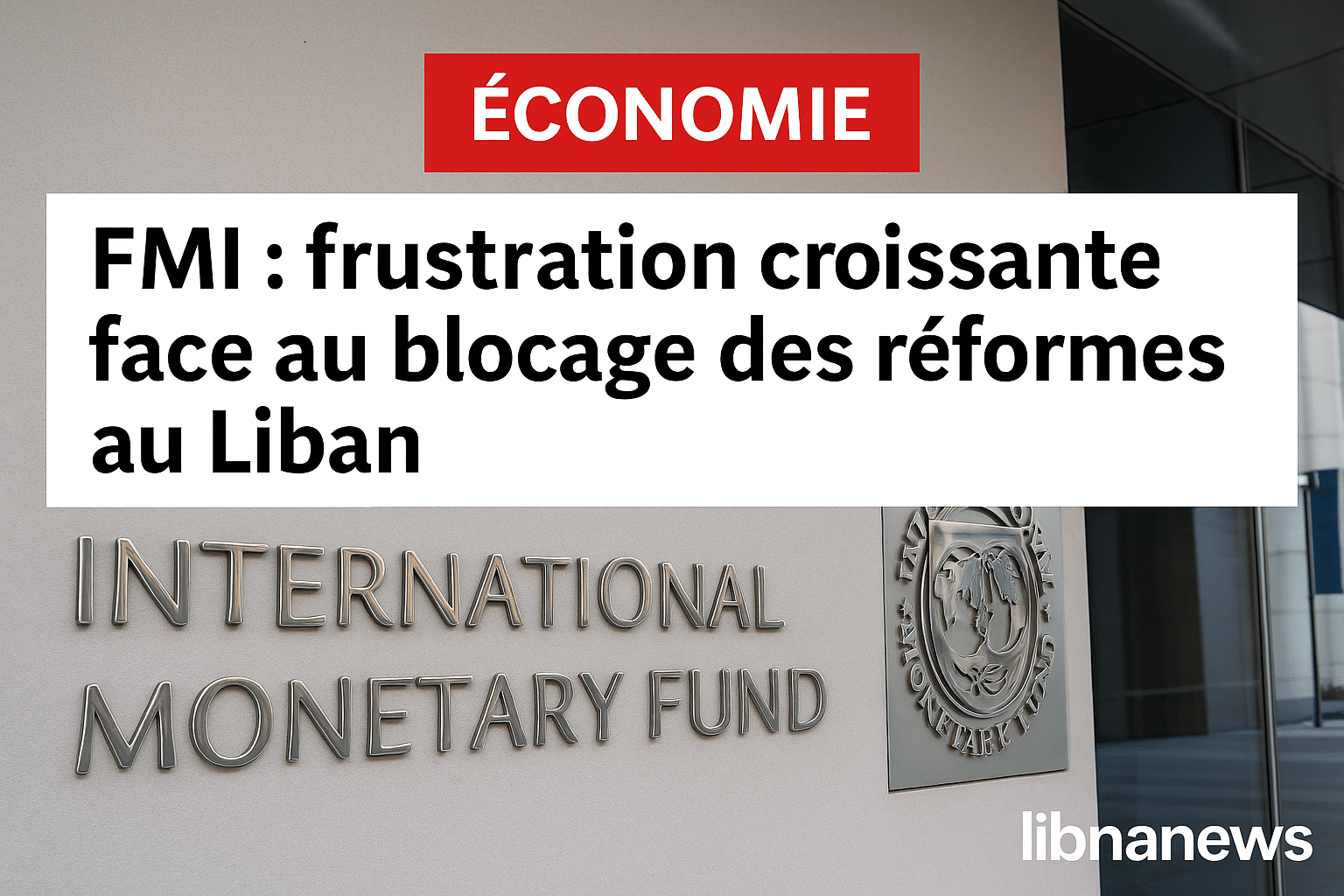 FMI : frustration croissante face au blocage des réformes au Liban